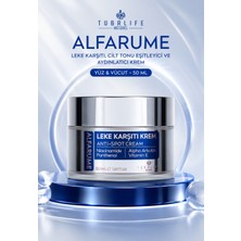 Tubalife Alfarume Leke Karşıtı, Cilt Tonu Eşitleyici ve Aydınlatıcı Krem, Yüz & Vücut – 50 ml