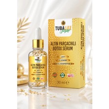 Tubalife 24K Altın Parçacıklı Kırışıklık Karşıtı Botoks Etkili Cilt Bakım Serumu - Yaşlanma Karşıtı - 30 ml