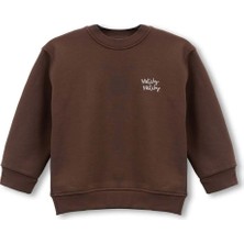 Matchy Matchy Çocuk Espresso Sweatshirt