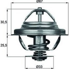 Mahle TX27.80D - Termostat Bmw 3 E36 80C
