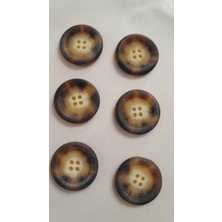 ILCARE Polyester Düğme 25 mm 6 Adet