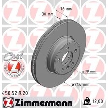 Zimmermann Zımmermann 450.5219.20 - Fren Dıskı On Range Rover 3 Vogue L322 05 12