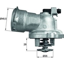 Mahle TM28.87 - Termostat 87 C Mercedes OM642 W204 S204 C219 W211 W221