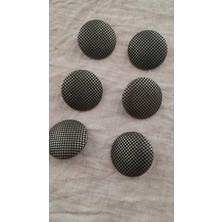 ILCARE Antık Sarı Metal Düğme 25 mm 6 Adet