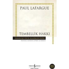 Tembellik Hakkı - Hasan Ali Yücel Klasikleri