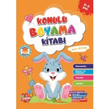 Boyama Zamanı Konulu Boyama - Sarı (2-3 Yaş)