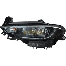 Ayfar 101136 - Far Motorlu Sağ Beyaz Çıtalı - LED Drl Park Fıat Egea 16-20