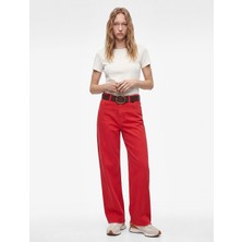 Koton Normal Bel Rahat Kalıp Kesik Paça Jean Pantolon - Culoette Jean