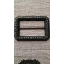 ILCARE Antık Sarı Metal Toka 65X45 mm Iç Kemer 20 mm 1 Adet