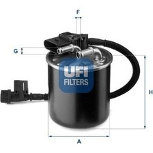 Ufi Ufı 2414900 - Yakıt Fıltresı Mercedes OM651 W204 S204 W212 C207 W166 X204 W639 W447 B906 B907 B910