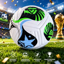 Faial Dünya Kupası Desenli Dikişli Futbol Topu Profesyonel Antrenman ve Maç Topu No:5