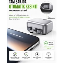 Deanb 140W Type-C Hızlı Şarj Adaptörü Yapay Zeka Akıllı Şarj Kesme Çift Akım Korumalı Otomatik Kesinti