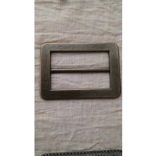 ILCARE Antık Sarı Metal Toka 60X45 mm Iç Kemer 40 mm 1 Adet