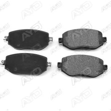 Ayd 60017B - Ön Fren Balatası Renault Megane Iv 15 Tüm Motor Tipleri G:129MM Y:58.4 mm K:18MM
