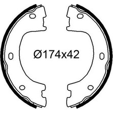 Valeo 564258 - Fren Balatası Arka Park Frenı Mercedes Sprınter B906 . Vw Crafter 30-35-50 Cıft Teker