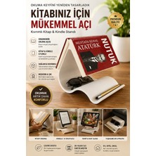 Dıymax Kıvrımlı Kitap Standı | Tablet, E-Kitap Okuyucu, Telefon ve Kitap Okuma Sehpası