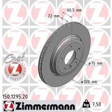 Zimmermann Zımmermann 150.1295.20 - Fren Dıskı Arka Bmw E46 Z4 E85 E86 Havalı Kaplamalı
