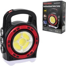 Elma Shop Gold Oriongold Orion OR-6678C Solar Kamp Lambası Acil Durum Işığı Şarjlı 20W+COB LED