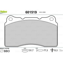 Valeo 9001793 - On Fren Balatası Volvo S60 2.5 Volvo V70 2.5 Renault Megane Iıı Rs
