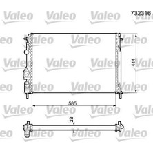 Valeo 732316 - Radyatör Mgn I-Scenıc 1.4-1.6-1.8-2.0 16V Ac Mek 585×414.5X23