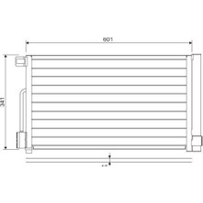 Valeo 860046 - Klima Kondenseri Combo D-Corsa D-E Adam-Bıpper-Tepee-Nemo 1.2-1.4 Hdı 08 Fıorıno 1.4-1.3d Mj 07 571×351X1