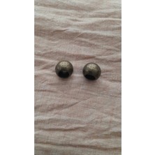 ILCARE Antık Sarı Metal Bagucu 10X12 mm 2 Adet