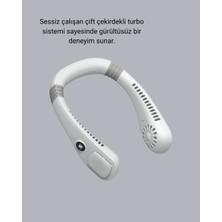 Eco Port Taşınabilir Boyun Fanı Sessiz Çalışma ve USB Şarj Özellikli