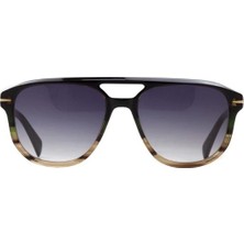 Caretta Crttagünş 8556-C.03 Genç Erkek,kadın,unisex Köşeli Çerçeveli Asetat UV400 Güneş Gözlüğü