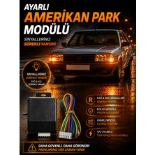 Duolight Ayarlı Amerikan Park Modülü 2 Çıkışlı 12V - Sağ Sol Sinyal Sürekli Yanma Sistemi - Tüm Araçlarla Uyumlu