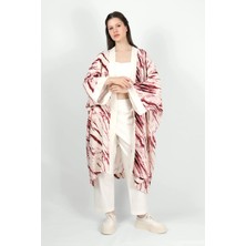 Des Concept Kadın Desenli Pamuklu Kimono