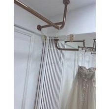 Askıcı Şeffaf Askı 4 Adet  Showroom Askısı