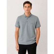 Classics Men Glow Slim Fit Erkek Polo Yaka Kısa Kol Tişört  7742