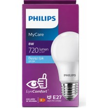 Philips Mycare 8W LED Ampul E27 6500K Beyaz Işık