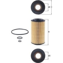 Mahle OX153D3 - Yag Fıltresı Mercedes OM611 W203 W211 W210 W639 B901 B904