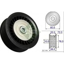 My 8200663046 - Kayıs Gergı Rulmanı Mercedes W176 W246 W415 C117 X117 X156 . Renault Clıo Kangoo Megane Scenıc