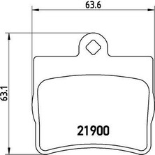 Valeo 670763 - Fren Balatası Arka Mercedes C-Class W202 94 00