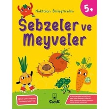 Floki Çocuk Noktaları Birleştirelim - Sebzeler ve Meyveler +5 Yaş
