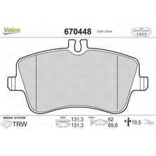 Valeo 670448 - Fren Balatası On Mercedes W202 W203 CL203 C209 R171