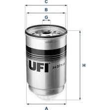 Ufi Ufı 2437100 - Yakıt Filtresi Dizel Transit 2.4-2.5 D-Td