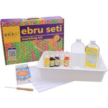 Kitabevimden Artdeco Ebru Boyama Seti Çantalı 8 Li Es-8