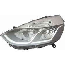 Ayfar 202325 - Far Beyaz Çıtalı Motorlu Sol R.clıo Iv Hatcback/grandtour 2016 2020
