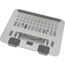 Krk Store ZR-516 Alüminyum Taşınabilir 360 Derece Dönebilir Katlanabilir Laptop Standı