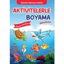 Koloni Çocuk Aktivitelerle Boyama Kitabım - Deniz Canlıları