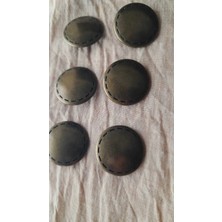 ILCARE Antık Sarı Metal Düğme 24 mm 6 Adet