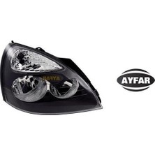 Ayfar 202233 - Far Sinyal Sağ Clıo Iı-Symbol Iı 04 Elektrikli H7 H1 Siyah Kapaklı Mako Tipi