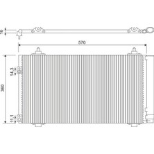 Valeo 818171 - Klima Kondenseri BERLINGO-PARTNER-307-308-508-5008-3008-C4-DS4-DS5 1.4-1.6-2.0 Hdı-Vtı