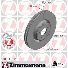 Zimmermann Zımmermann 100.3373.20 - Fren Diski A4 A5 A6 A8 Q5 Q7 Touareg