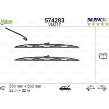 Valeo 574283 - x Silecek Sılencıo 55 55×2 VM217 P405