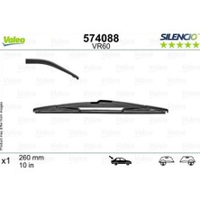 Valeo 574088 - Sılecek Supurgesı Arka 260MM Mercedes B-Class W246 11 18 . Renault Captur 20