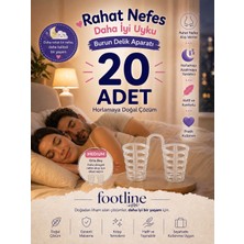 20-Adet Medium Nazal Dilatör Burun Içi Silikon Apnee Aparatı Nostril Burun Açıcı Silikon Nefes Açan Aparat Medium